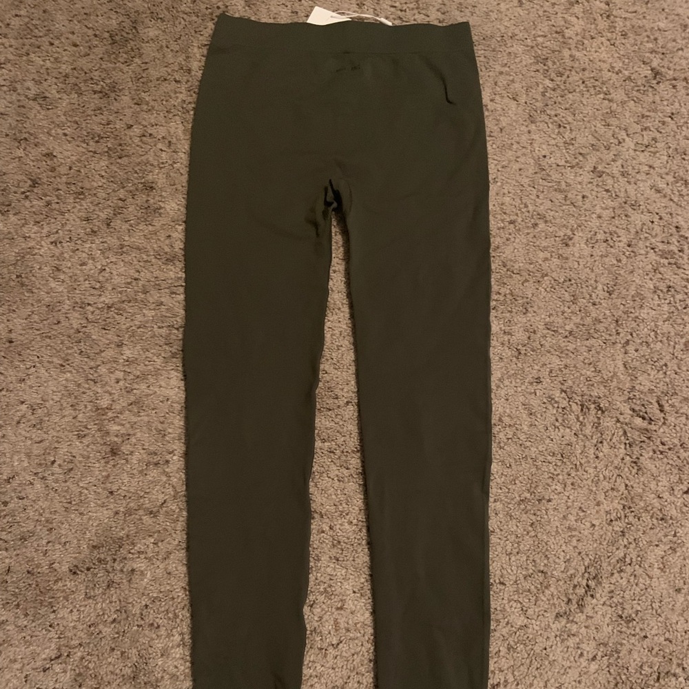 Helmet lang hunter sage seamless leggings.